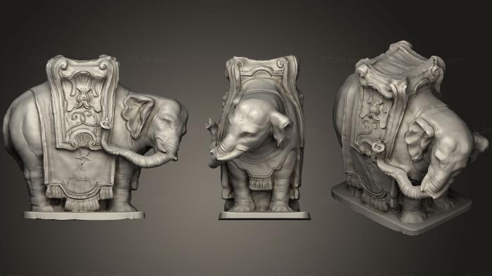 Статуэтки животных (Бернини 1, STKJ_0740) 3D модель для ЧПУ станка